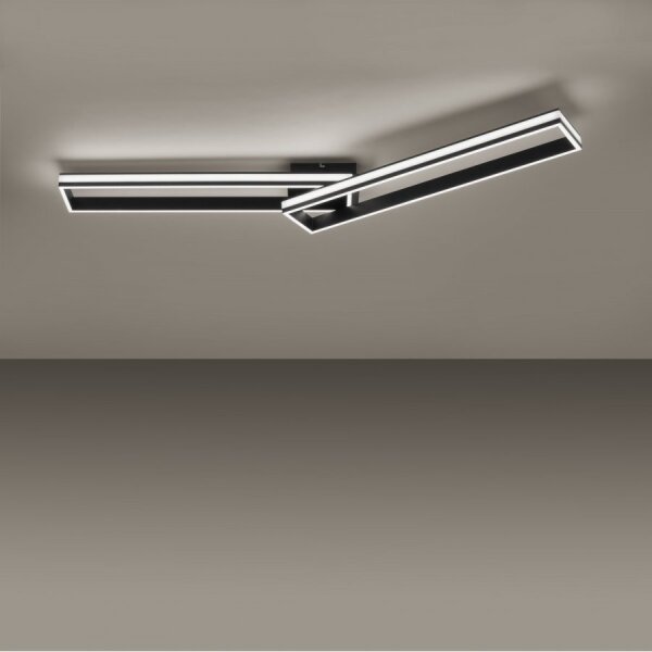 Leuchten Direkt 14701-18- LED Stmievateľný prisadený luster ELIS 2xLED/19W/230V+DO