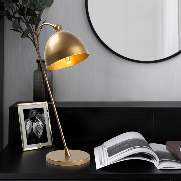Opviq Stolná lampa Acuka zlatá