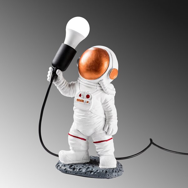 Opviq Stolná lampa Astronaut bronzová/biela