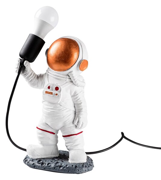 Opviq Stolná lampa Astronaut bronzová/biela