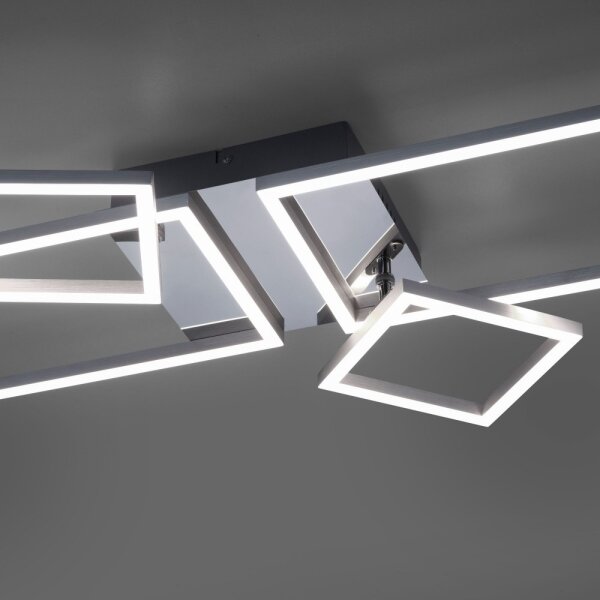 Leuchten Direkt 14030-55 - LED Prisadený luster IVEN 2xLED/12W/230V + 2xLED/5,5W
