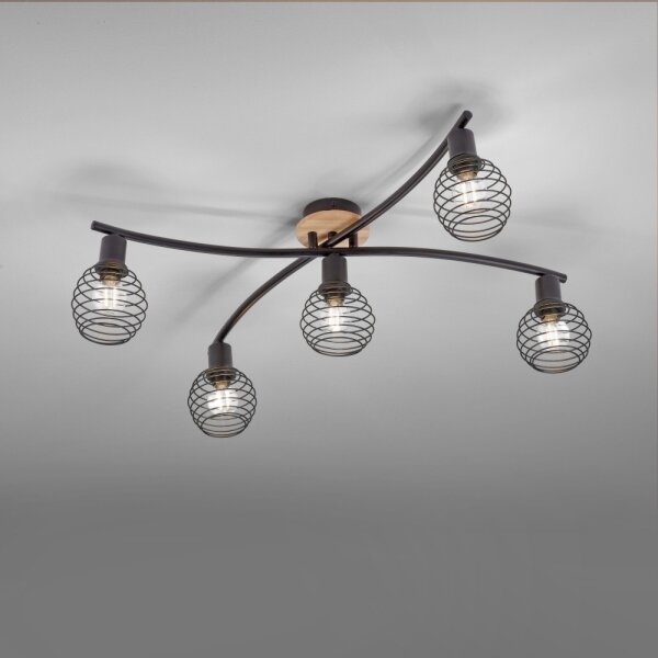Leuchten Direkt 15925-79 - Prisadený luster EUGEN 5xE14/40W/230V