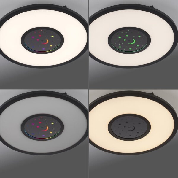 Leuchten Direkt 15572-18 - LED RGBW Stmievateľné svietidlo ASTRO LED/17,5W/230V+DO