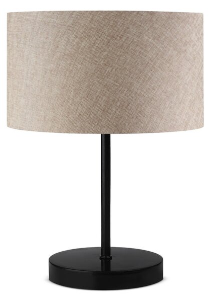 Opviq Stolná lampa Barabas béžová/čierna