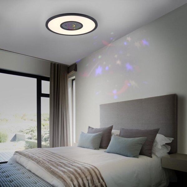 Leuchten Direkt 15572-18 - LED RGBW Stmievateľné svietidlo ASTRO LED/17,5W/230V+DO