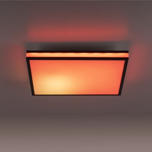 JUST LIGHT. 14110-18-LED RGBW Stmievateľné svietidlo MARIO BLACK LED/19,5W/230V+DO
