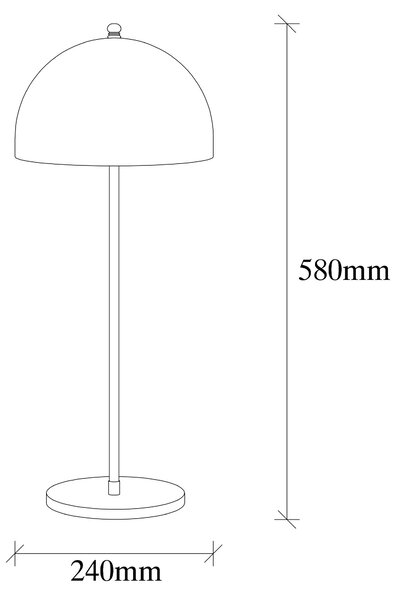 Opviq Stolná lampa Can čierna