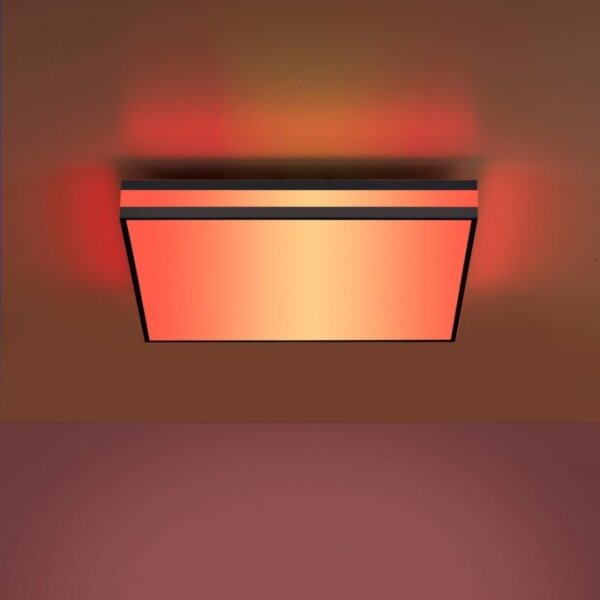JUST LIGHT. 14110-18-LED RGBW Stmievateľné svietidlo MARIO BLACK LED/19,5W/230V+DO