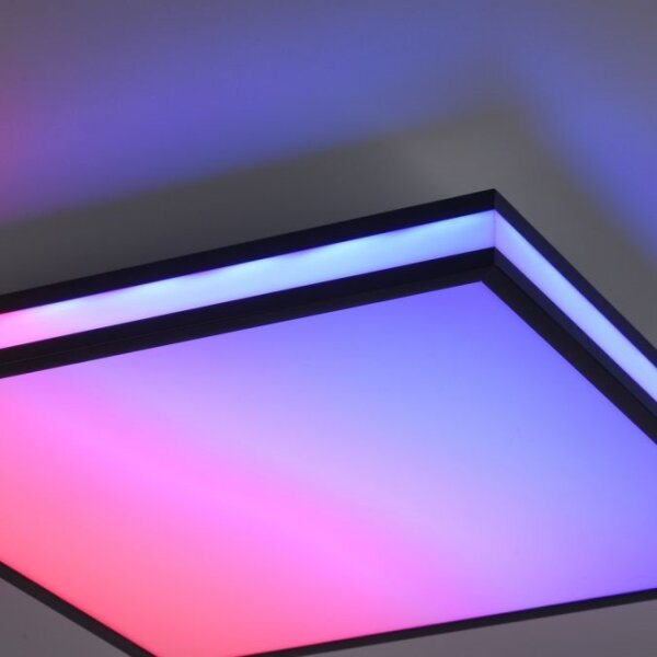 JUST LIGHT. 14110-18-LED RGBW Stmievateľné svietidlo MARIO BLACK LED/19,5W/230V+DO