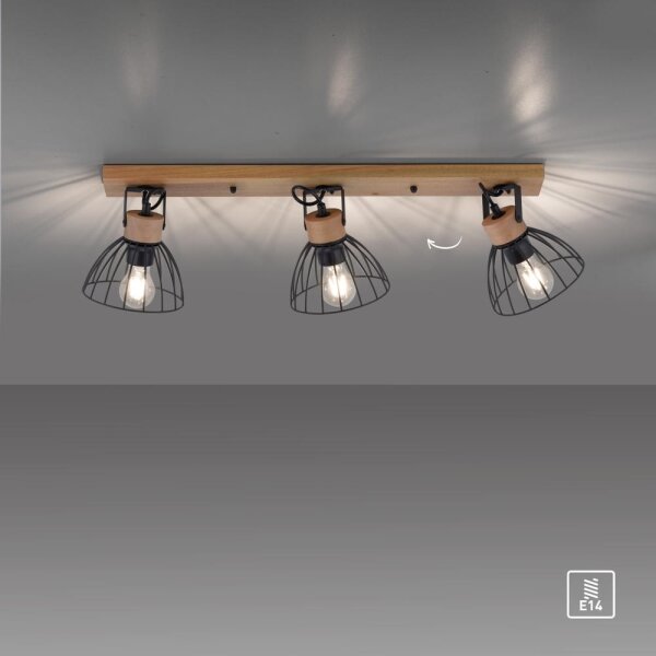Leuchten Direkt 11418-18 - Bodové svietidlo LAMI 3xE27/25W/230V