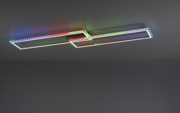 Leuchten Direkt14635-55-LED RGB Stmievateľné stropné svietidlo FELIX 34,5W/230V+DO