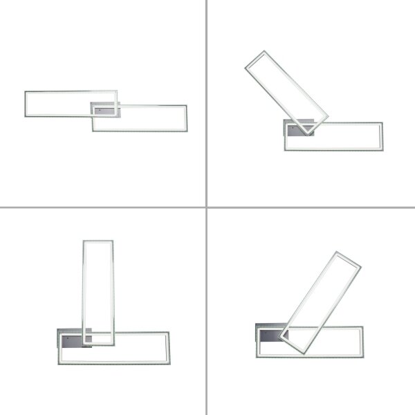 Leuchten Direkt14635-55-LED RGB Stmievateľné stropné svietidlo FELIX 34,5W/230V+DO