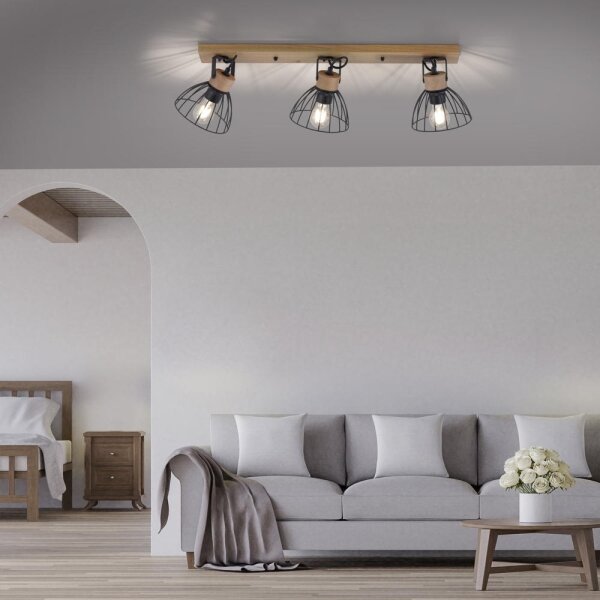 Leuchten Direkt 11418-18 - Bodové svietidlo LAMI 3xE27/25W/230V
