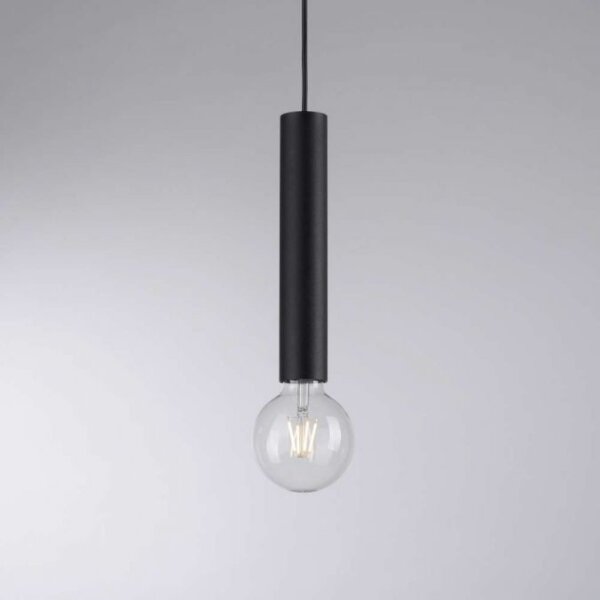 Leuchten Direkt 15618-18 - Luster na lanku BRUNA 3xE27/60W/230V čierna