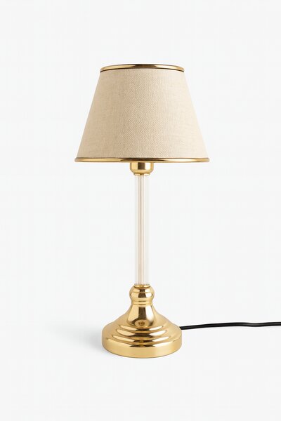 Opviq Stolná lampa Deni béžová/zlatá