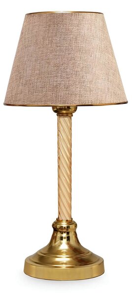 Opviq Stolná lampa Denis béžová/zlatá II