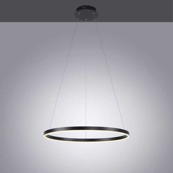 Leuchten Direkt 15394-13-LED Stmievateľný luster na lanku RITUS LED/30W/230V čierna