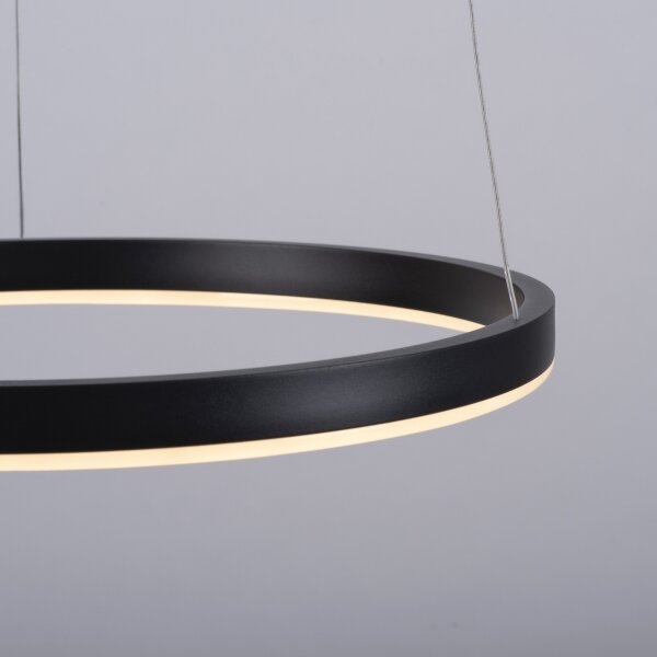 Leuchten Direkt 15393-13-LED Stmievateľný luster na lanku RITUS LED/20W/230V čierna