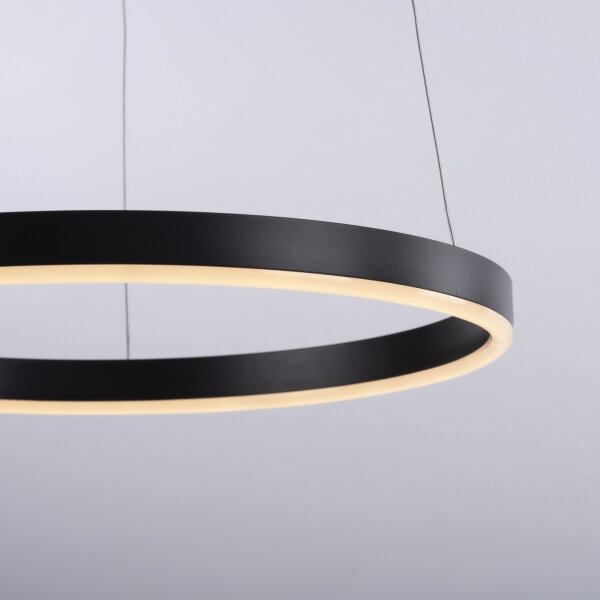 Leuchten Direkt 15393-13-LED Stmievateľný luster na lanku RITUS LED/20W/230V čierna