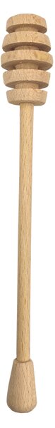 AMADEA Drevená naberačka na med, masívne drevo, 17 cm