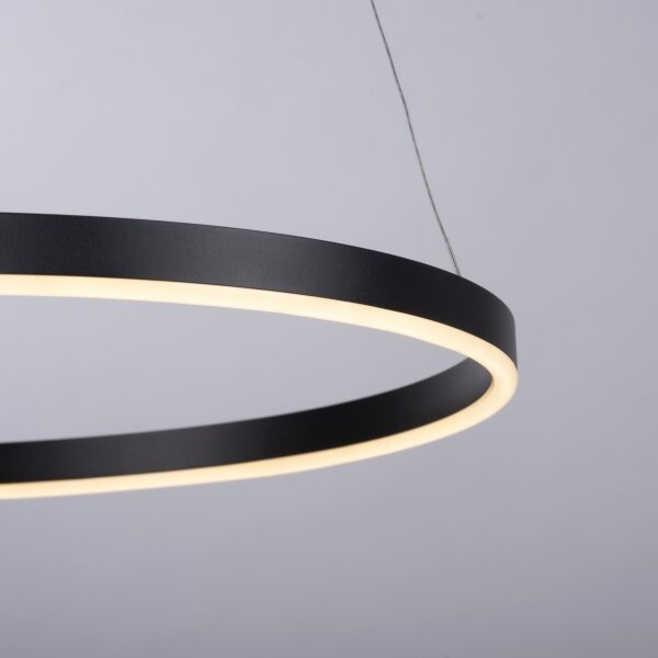 Leuchten Direkt 15394-13-LED Stmievateľný luster na lanku RITUS LED/30W/230V čierna