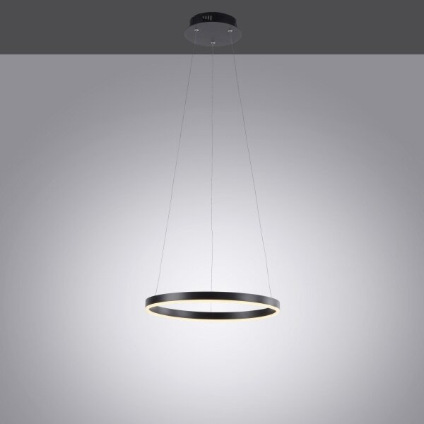 Leuchten Direkt 15393-13-LED Stmievateľný luster na lanku RITUS LED/20W/230V čierna