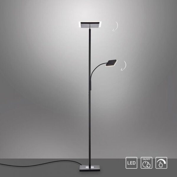 Leuchten Direkt 11710-18 - LED Stmievateľná lampa HANS LED/21,5W/230V + LED/4W