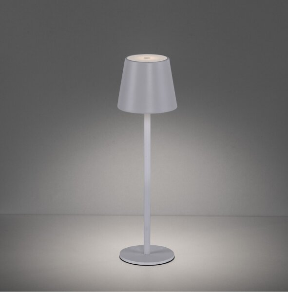 Leuchten Direkt 19250-16-LED Vonkajšia nabíjacia lampa EURIA LED/3W/5V IP54 biela