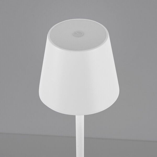 Leuchten Direkt 19250-16-LED Vonkajšia nabíjacia lampa EURIA LED/3W/5V IP54 biela