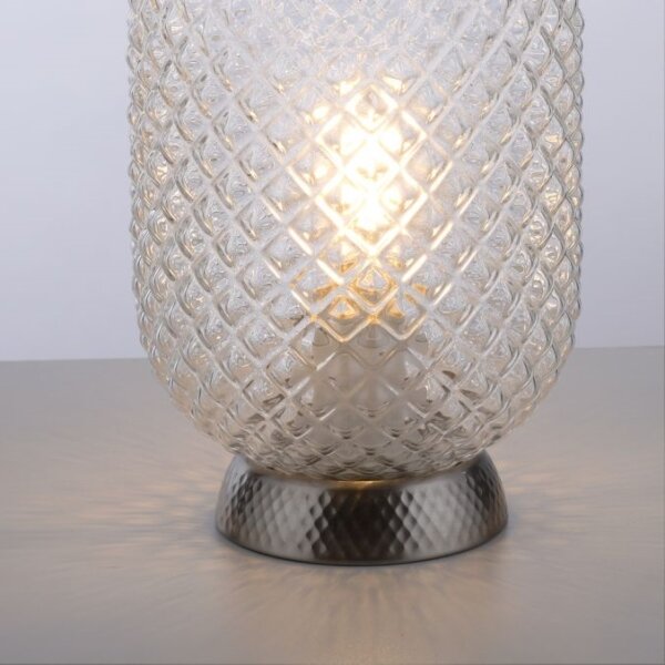 JUST LIGHT. 14906-55 - Stolná lampa REISHI 1xE27/40W/230V chróm