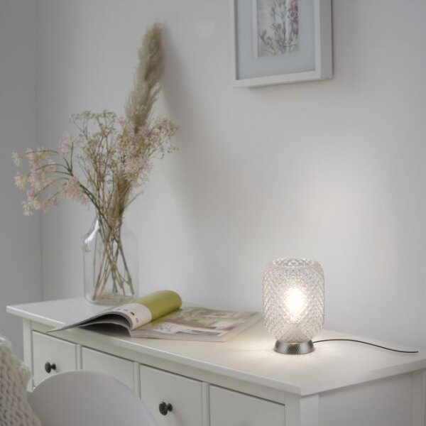 JUST LIGHT. 14906-55 - Stolná lampa REISHI 1xE27/40W/230V chróm