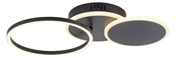 Leuchten Direkt 14116-18 - LED Stropné svietidlo SEVENT LED/25,5W/230V čierna