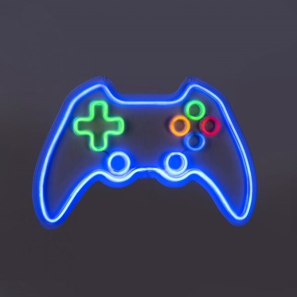 JUST LIGHT. 85022-70 - LED neónová nástenná dekorácia NEÓN LED/6,5W/5V gamer