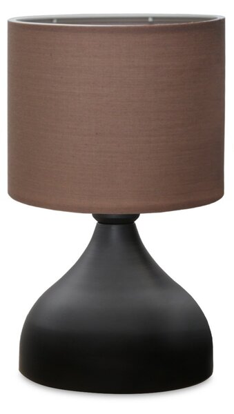 Opviq Stolná lampa Mija čierna/hnedá
