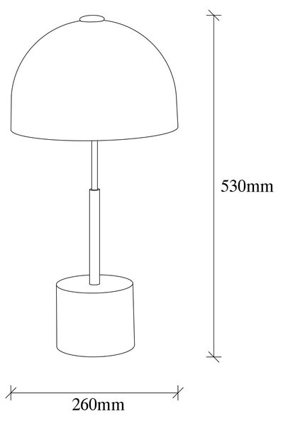 Opviq Stolná lampa Mixes čierna/zlatá