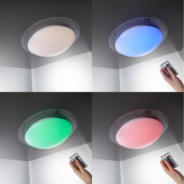 B.K.Licht BKL1025 - LED RGB Stmievateľné kúpeľňové svietidlo LED/12W/230V IP44+DO