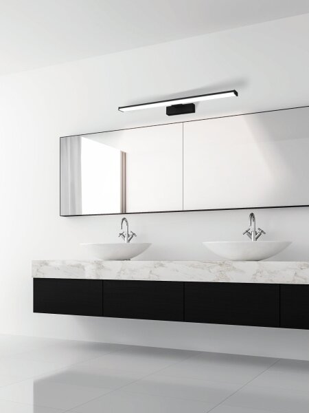 Eglo 780431 - LED Kúpeľňové osvetlenie zrkadla BETETA 11W/230V 60 cm IP44 čierna