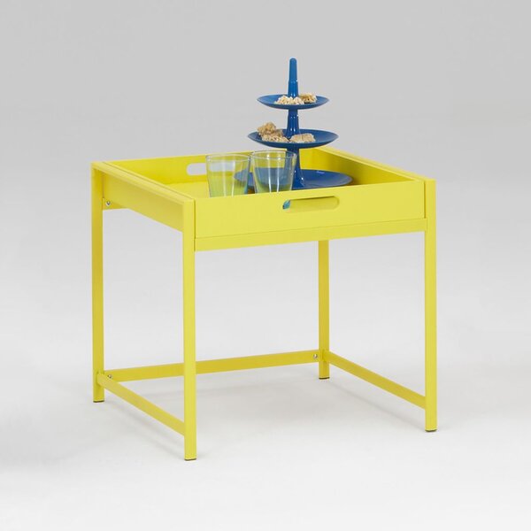 IDEA nábytok Servírovací stolík ANNIKA žltý