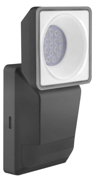 Ledvance -LED Vonkajšie nástenné svietidlo so senzorom SPOT LED/8W/230V IP55 čierna