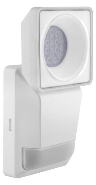Ledvance - LED Vonkajšie nástenné svietidlo so senzorom SPOT LED/8W/230V IP55 biela