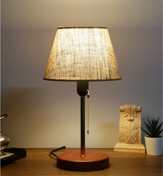 Opviq Stolná lampa Wena krémová/zlatá/hnedá