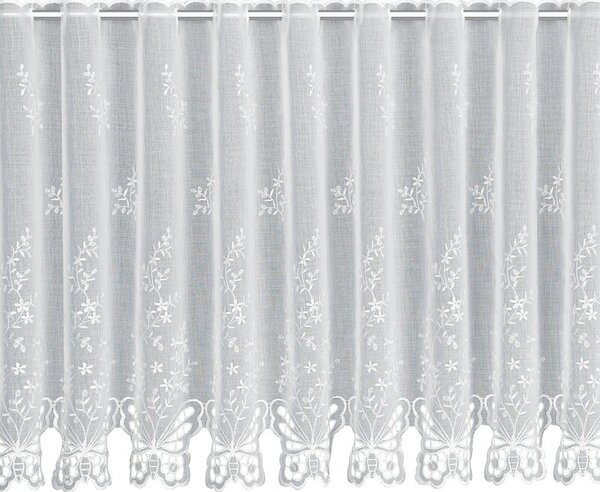 Dekorstudio Krátka záclona ISABELLA 143x70cm - biela