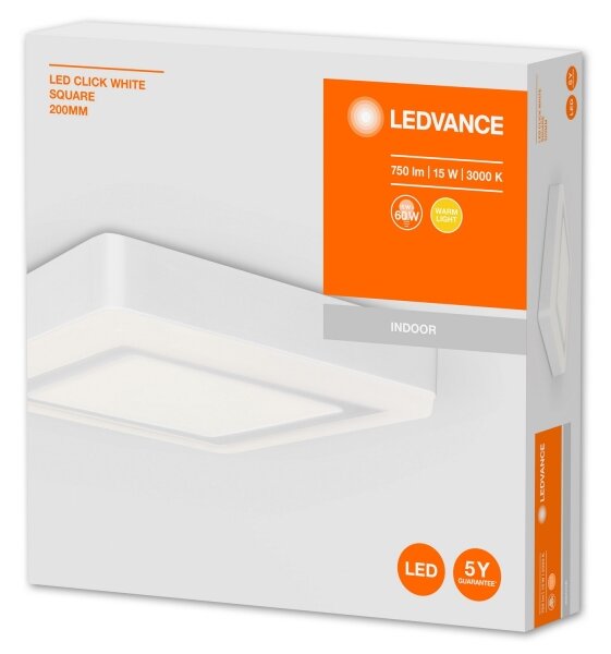 Ledvance - LED Stropné svietidlo CLICK LED/15W/230V