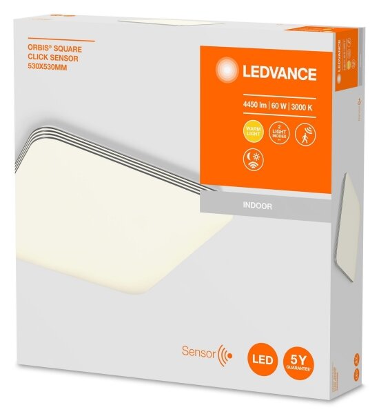 Ledvance - LED Stropné svietidlo so senzorom ORBIS LED/60W/230V 3000K