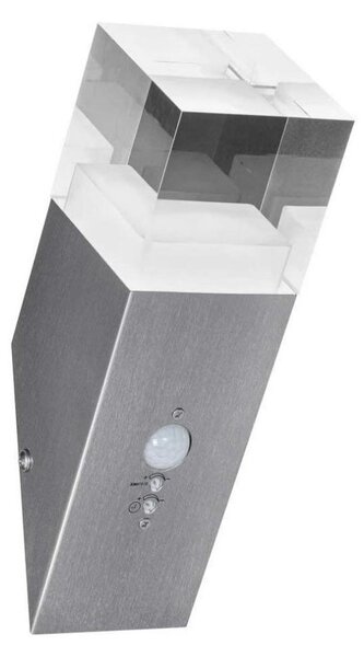 Ledvance - LED Vonkajšie nástenné svietidlo s čidlom CRYSTAL LED/5W/230V IP44