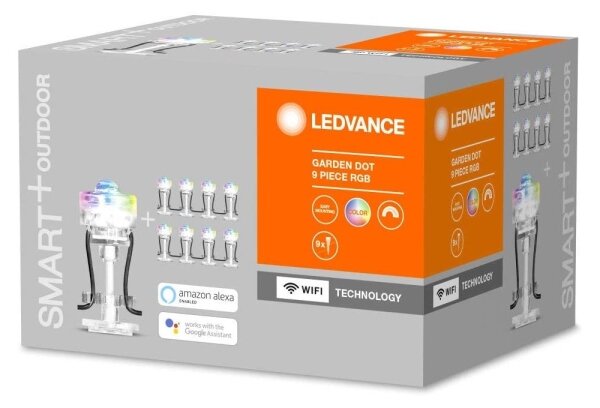 Ledvance - LED RGB Vonkajšia predlžovacia sada SMART+ 9xLED/2,5W/230V IP65 Wi-Fi