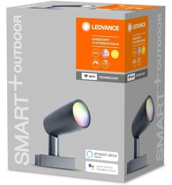 Ledvance - LED RGBW Vonkajšia lampa SMART+ SPOT LED/4,5W/230V IP65 Wi-Fi