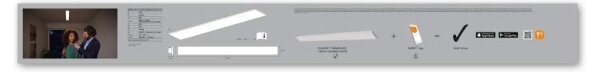 Ledvance - LED Stmievateľné stropné svietidlo SMART+ FRAMELESS LED/35W/230V Wi-Fi