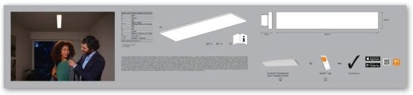 Ledvance - LED Stmievateľné stropné svietidlo SMART+ FRAMELESS LED/28W/230V Wi-Fi
