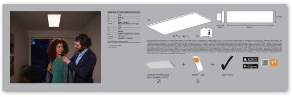 Ledvance - LED Stmievateľné stropné svietidlo SMART+ FRAMELESS LED/16W/230V Wi-Fi